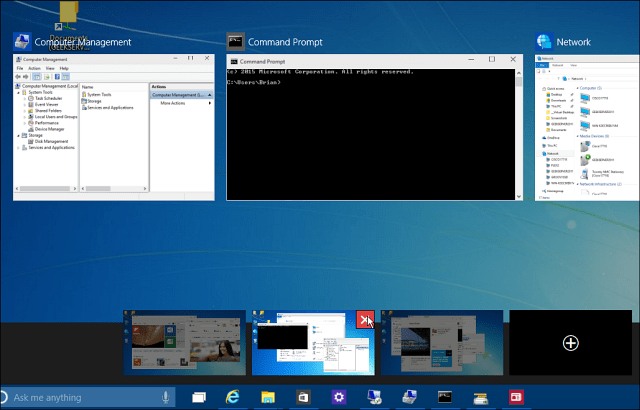 Κλείστε τα Windows 10 Virtual Desktop