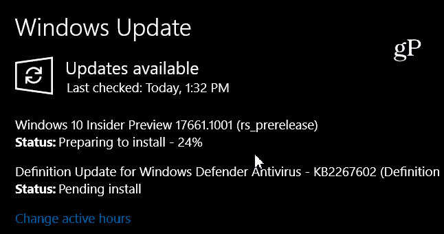 Windows 10 Redstone 5 Προεπισκόπηση Δημιουργία 17661