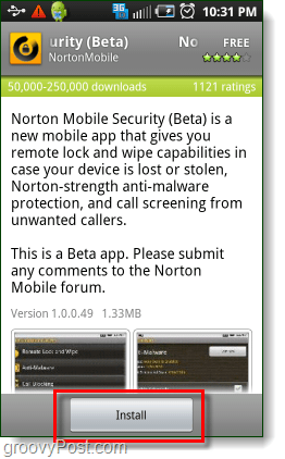 Εγκαταστήστε την ασφάλεια norton στο Android