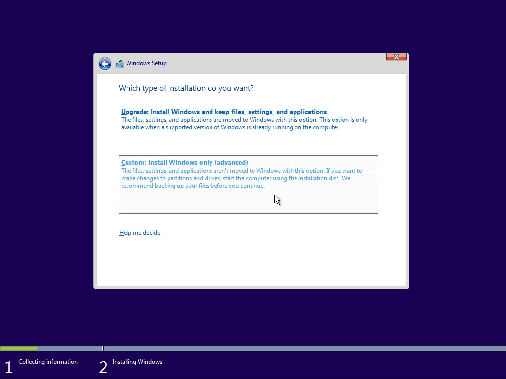 04 Καθαρή εγκατάσταση εγκατάστασης Windows 10