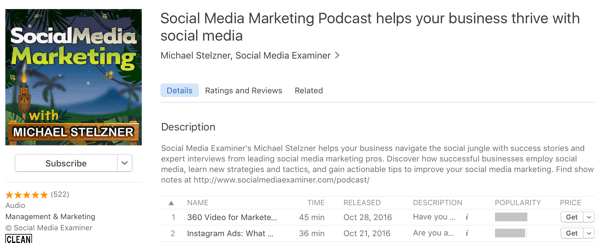 podcast μάρκετινγκ κοινωνικών μέσων με τον Michael Stelzner