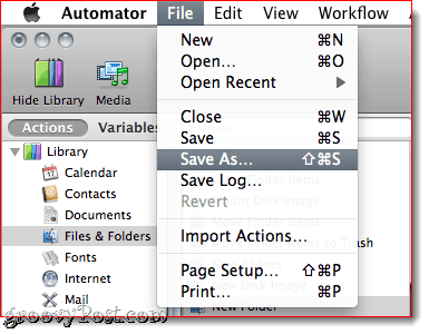Συνδυάστε αρχεία PDF χρησιμοποιώντας το Automator στο Mac OS X