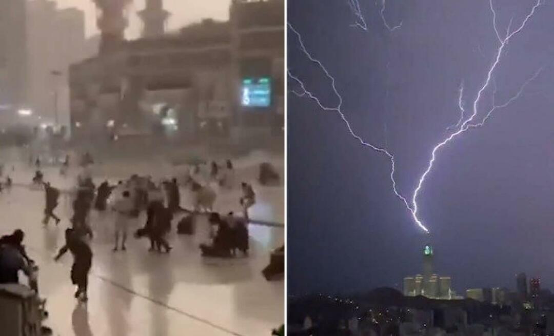Το «Super Cell» εθεάθη στη Μέκκα μετά από δυνατή βροχή και καταιγίδα!