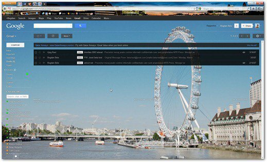 inbox london gmail σκοτεινό θέμα