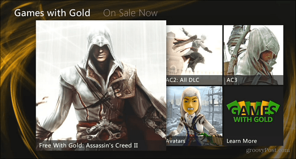 Το Xbox Live Gold Assassin's Creed II