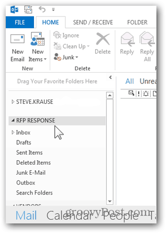 Προσθήκη γραμματοκιβωτίου Outlook 2013 - Νέο πρόσθετο γραμματοκιβώτιο καταχωρημένο