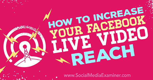 βελτιώστε την απόδοση ζωντανών βίντεο στο facebook