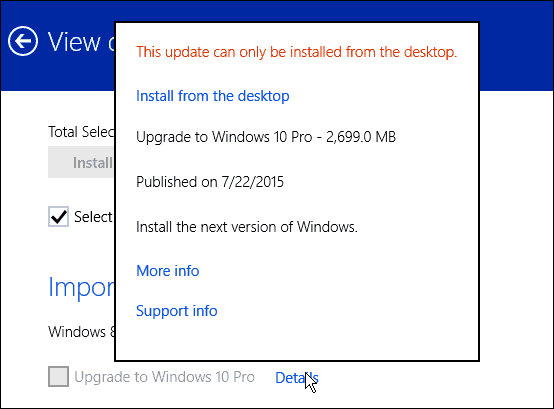Ενημερώσεις των Windows 8