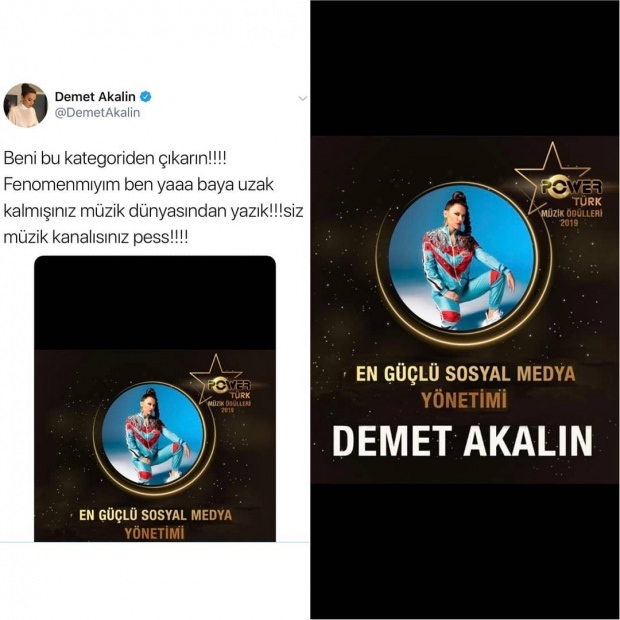 Κατηγορία βραβείων που τρελαίνει τη Demet Akalın!
