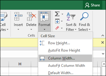 Οι συμβουλές MS Excel αλλάζουν το μέγεθος-στήλες-2