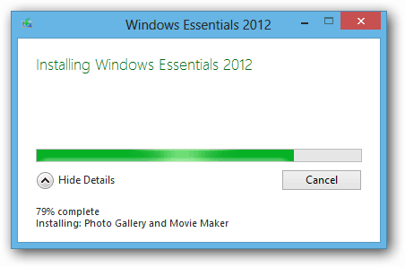 Εγκατάσταση του Windows Essentials 2012