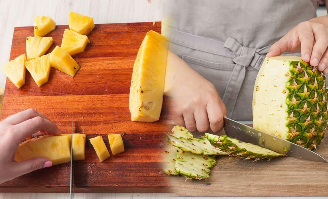 Πώς να ξεφλουδίσετε τον ανανά πιο εύκολα; Πώς να κόψετε έναν ανανά; Ποιες είναι οι μέθοδοι αποφλοίωσης του ανανά