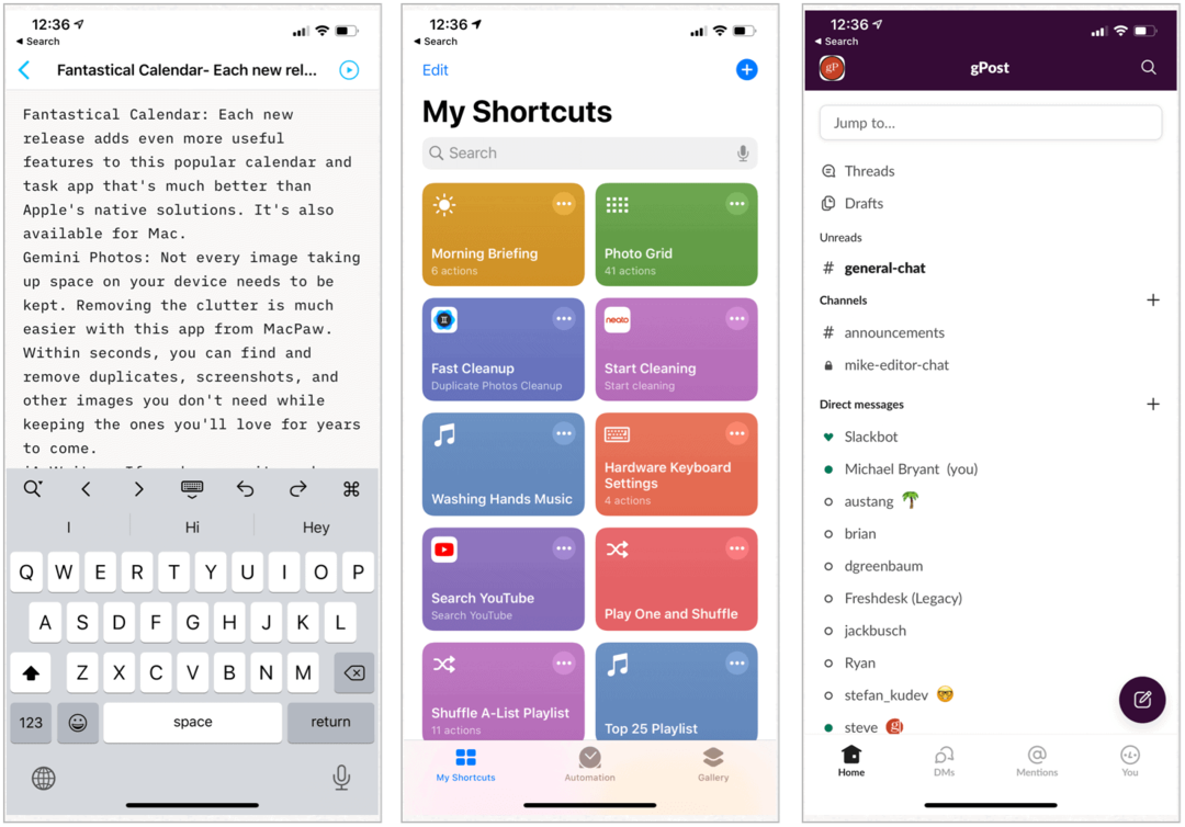 Ο οδηγός 2020 GroovyPost για τις καλύτερες εφαρμογές iOS που πρέπει να χρησιμοποιείτε