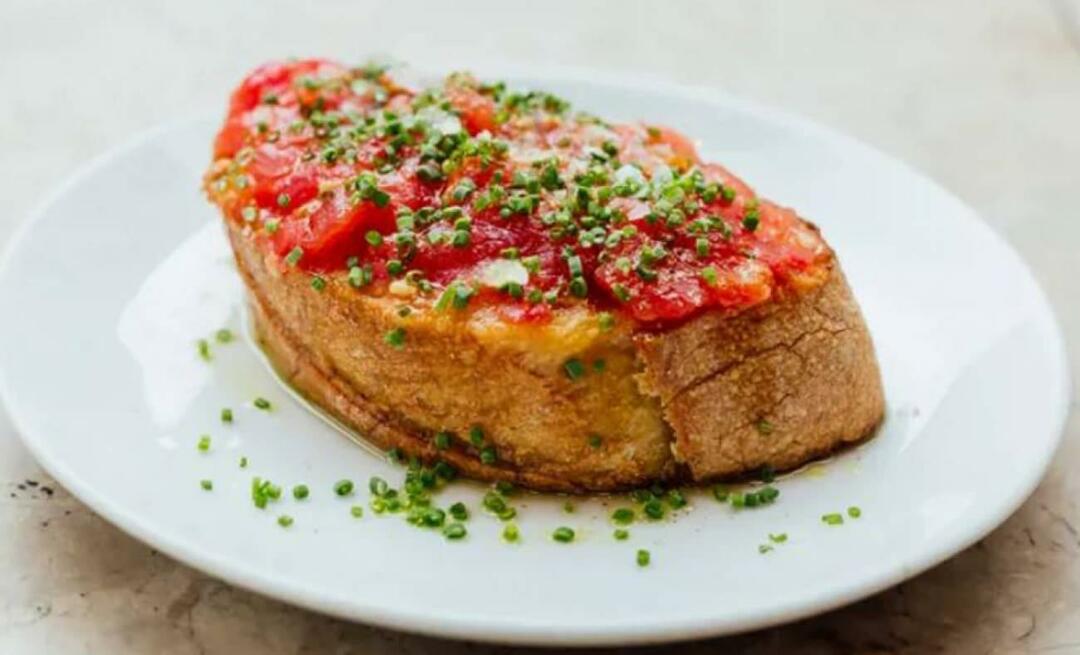 Η απαραίτητη συνταγή της ισπανικής κουζίνας! Πώς να φτιάξετε τηγάνι ντοματίν; Συνταγή για ψωμί ντομάτας