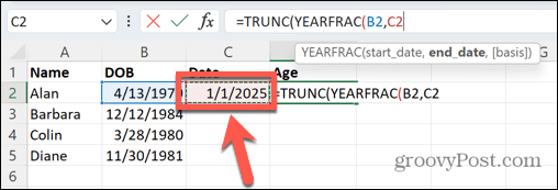 excel ημερομηνία λήξης