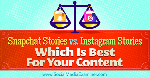 ιστορίες snapchat vs ιστορίες instagram