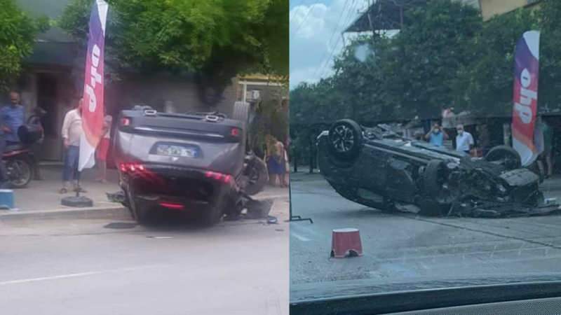 Τρομερό ατύχημα! Το αυτοκίνητο του İlker Aksum απορρίφθηκε