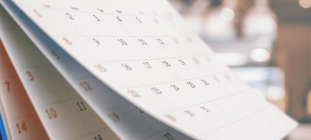 Πώς να φτιάξετε ένα ημερολόγιο στο Word