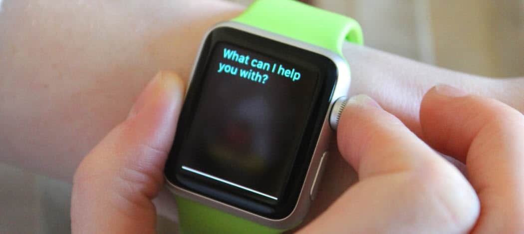 Πώς να χρησιμοποιήσετε το Siri για αναζήτηση στο Watch της Apple