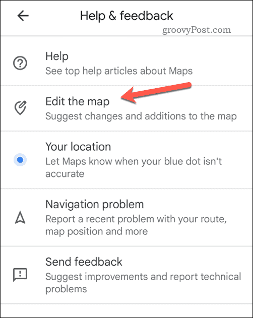 Επεξεργαστείτε έναν χάρτη στους Χάρτες Google