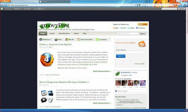 firefox 4 νέο περιβάλλον χρήστη και ταχύτητα