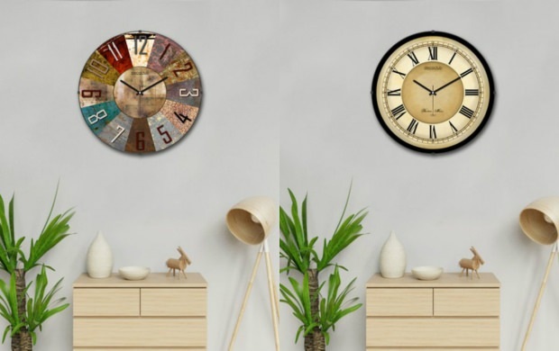 ρολόγια τοίχου σαλόνι