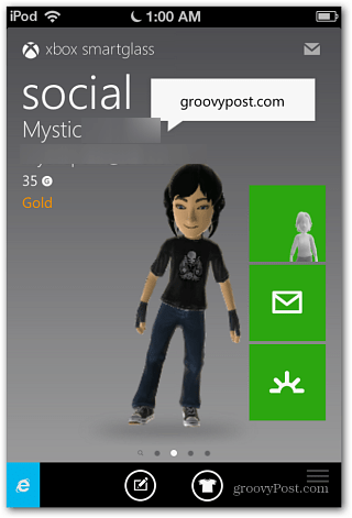 Xbox SmartGlass Κοινωνική