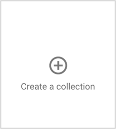 το κουμπί δημιουργίας συλλογής google +