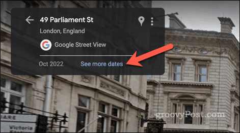 Επιλογή παλιών εικόνων Street View στους Χάρτες Google