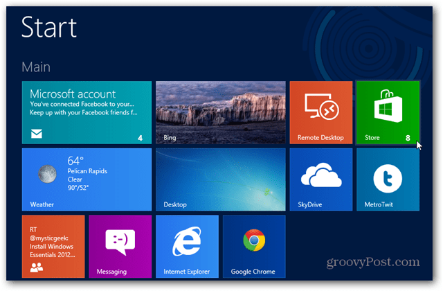 Πώς να ενημερώσετε τις Εφαρμογές των Windows 8