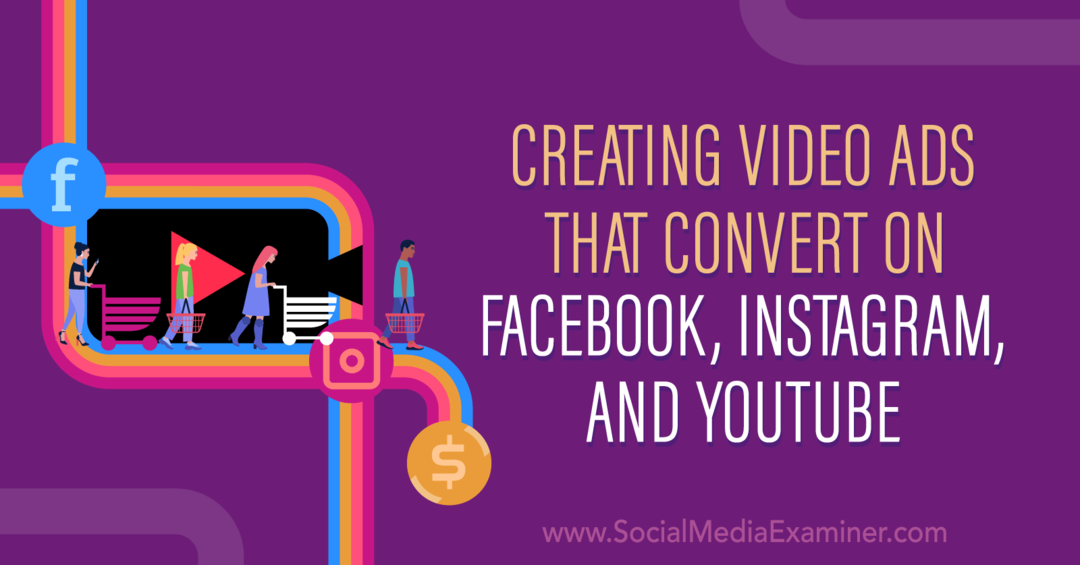 Δημιουργία διαφημίσεων βίντεο που μετατρέπονται στο Facebook, το Instagram και το YouTube με πληροφορίες από τον Matt Johnston στο Podcast μάρκετινγκ μέσων κοινωνικής δικτύωσης.