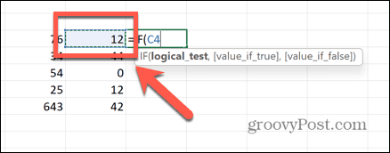 επιλεγμένος διαιρέτης excel