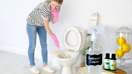Πώς να κάνετε ψεκασμό τουαλέτας στο σπίτι; Συμβουλές για να καθαρίσετε μια φυσική τουαλέτα