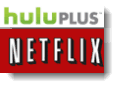 Netflix εναντίον Hulu Plus: Δύο μεγάλες ανταλλακτικές παιχνιδιών για ρομπότ τηλεοπτικών ροών