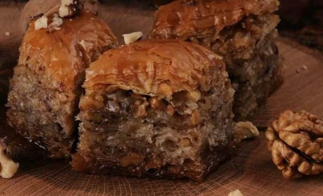 Το «Uşak Baklava» έλαβε εγγραφή γεωγραφικής ένδειξης!