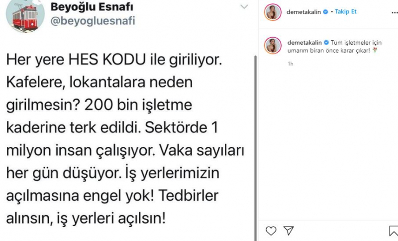 Ο Demet Akalın υποστήριξε τους χειριστές που ήταν θύματα των απαγορεύσεων!
