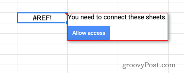 επιτρέψτε την πρόσβαση στα φύλλα Google