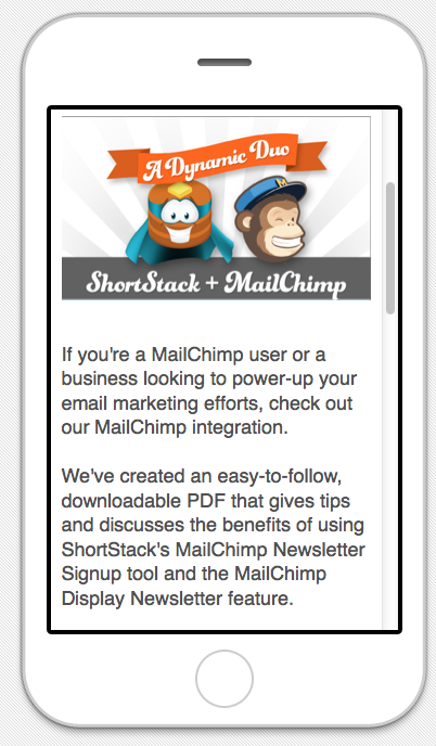 Μάρκετινγκ κινητής τηλεφωνίας MailChimp