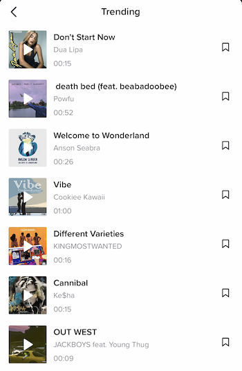 Λίστα με τις δημοφιλείς ήχους TikTok