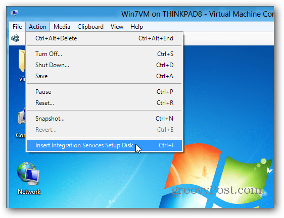 Εγκαταστήστε υπηρεσίες ενοποίησης σε VM Hyper-V στα Windows 8