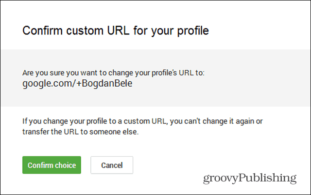 Πώς να αποκτήσετε μια προσαρμοσμένη διεύθυνση URL για το προφίλ σας στο Google+
