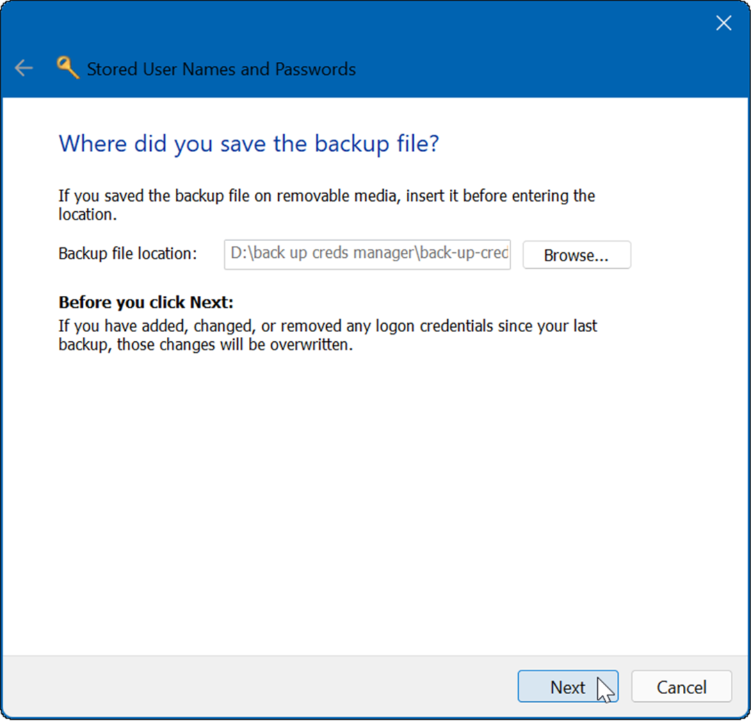 Πώς να χρησιμοποιήσετε το Credential Manager στα Windows 11