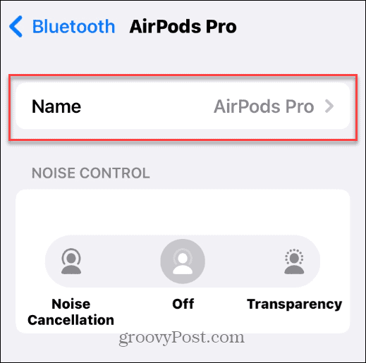 Αλλάξτε το όνομα των AirPods σας