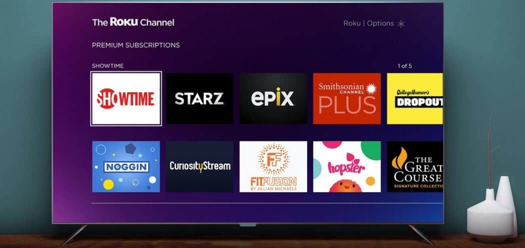 Το κανάλι Roku προσθέτει συνδρομές υπηρεσίας Premium Streaming