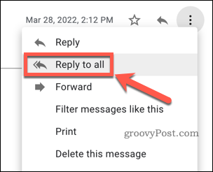 Απάντηση σε όλους στο Gmail