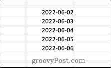 Ημερομηνίες χωρίς ώρες στο Excel