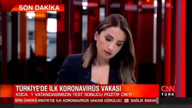 Ο ρεπόρτερ του CNN Türk, Duygu Kaya, έπιασε κοροναϊό!