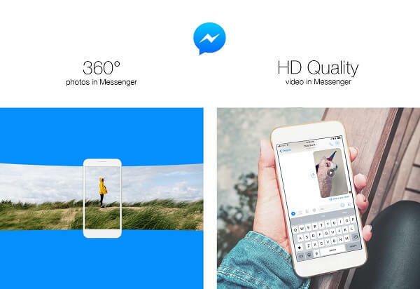 Το Facebook εισήγαγε τη δυνατότητα αποστολής φωτογραφιών 360 μοιρών και κοινή χρήση βίντεο υψηλής ευκρίνειας στο Messenger.