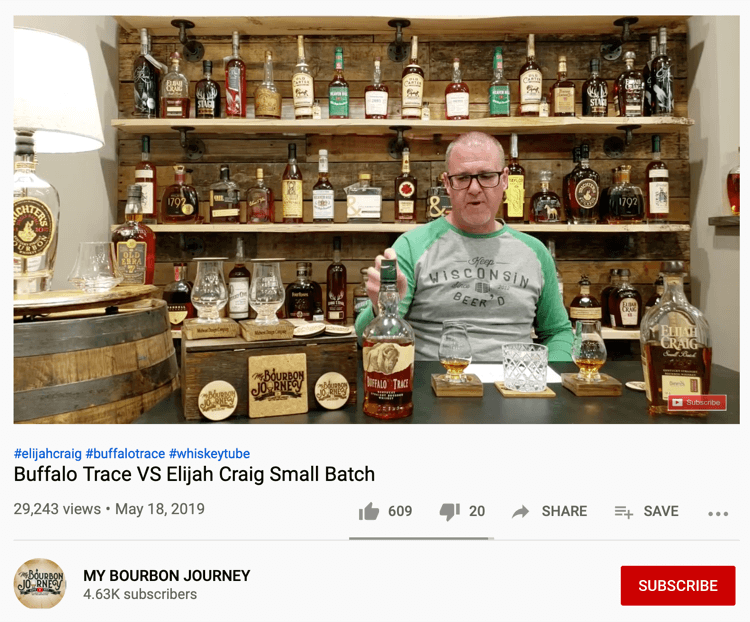 Το βίντεό μου στο Bourbon Journey YouTube