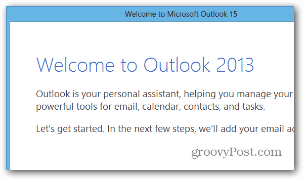 Outlook στο Office 2013